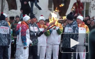 Олимпийский факел полностью сгорел во время эстафеты в Самаре