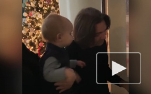 Стефания Маликова показала видео с подросшим братиком