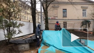 В Петербурге стартовала реконструкция фонтана на Фонтанке