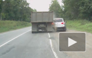 Видео ДТП с регистратора стало произведением искусства