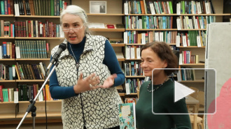 Видео: известная писатель презентовала в Выборге свою новую книгу