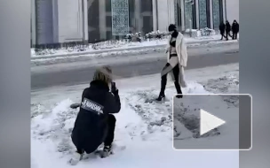 Полиция начала проверку видео с полуобнаженной девушкой у мечети в Москве