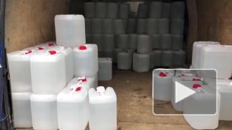 Под Вантовым мостом стоял "завод на колесах" по производству паленой водки