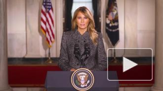 Мелания Трамп призвала американцев к осторожности при вакцинации
