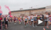 В Петербурге бегут марафонцы, затрудняя проезд транспорта