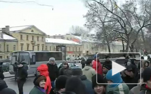 Митинг у ТЮЗа 14 января,Санкт-Петербург