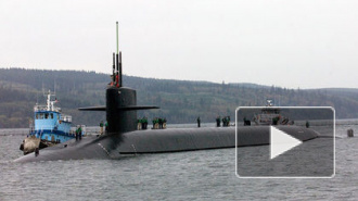 У берегов США атомная подводная лодка США столкнулась с кораблем