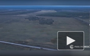 "РИА Новости" опубликовало видео уникальной дуэли трех российских танков и двух украинских в Донбассе