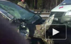 Под Иваново медицинский УАЗ улетел в кювет и перевернулся