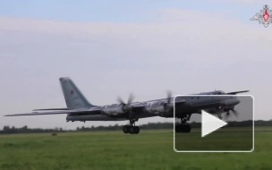 Российские Ту-95МС выполнили плановый полет над Черным морем