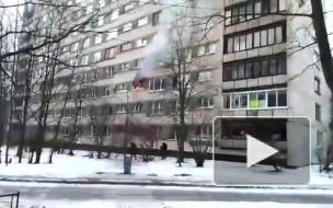 В пожаре в жилом доме на Тореза пострадал мужчина