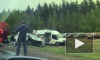 Появилось видео массового ДТП на трассе "Скандинавия"