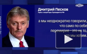 Песков: РФ добивается не перемирия, а долгосрочного мира на Украине