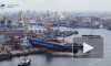 Опубликовано видео спуска на воду ледокола "Якутия"