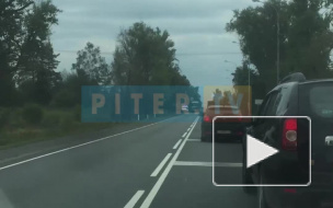 На Киевском шоссе произошло тройное ДТП 