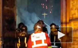 Опубликовано видео последствий пожара внутри Нотр-Дам-де-Пари 