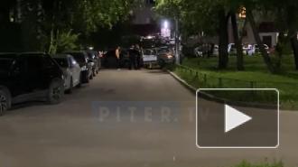 Видео: водитель попытался скрыться от полицейских в Невском районе, но врезался в столб