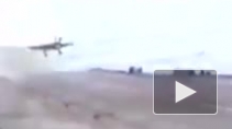 Появилось видео падения истребителя с "Адмирала Кузнецова"