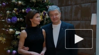 На Украине два телеканала показали новогоднее обращение Порошенко вместо Зеленского
