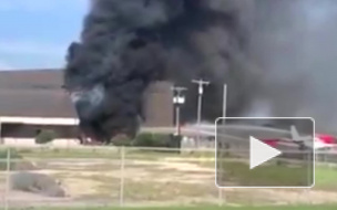 Опубликовано видео с места крушения самолета в Техасе, где погибли 10 человек