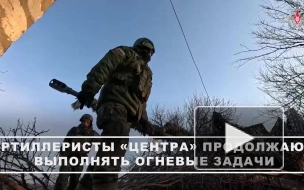 Артиллеристы при помощи "Мсты" уничтожили танк ВСУ на красноармейском направлении