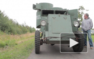 Броневики из прошлого, сделанные своими руками, восхитили жителей Купчино