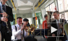 Видео: по центру Петербурга проехался "Джазовый трамвай"
