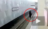 Опубликовано видео падения: В Москве на станции "Селигерская" на молодого мужчину наехал электропоезд