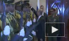 Владимир Путин помог офицеру палестинской гвардии с упавшей фуражкой