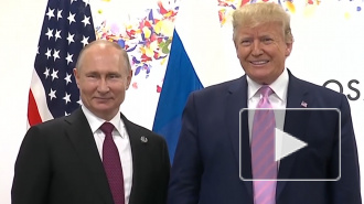 Владимир Путин поздравил Дональда Трампа с Новым годом