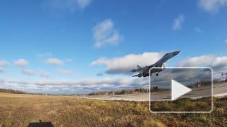 Минобороны показало видео воздушного боя Су-35С