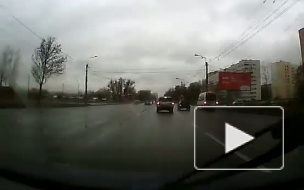 Проезд на красный свет по встречке 