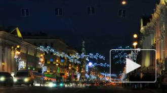 Новогодяя ночь в Санкт-Петербурге