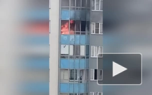 На Маршала Казакова горел балкон в новостройке
