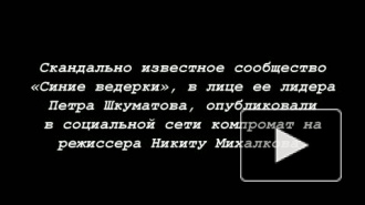 Пострадавший от «Синих ведерок» Михалков требует наказать своих обидчиков