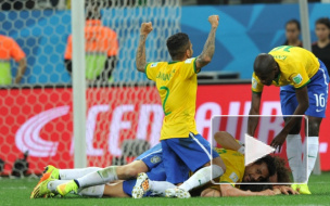 Чемпионат мира 2014, Бразилия – Колумбия: счет 2:1 позволил бразильцам пробиться в полуфинал