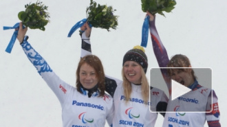 Паралимпиада 2014 в Сочи: горнолыжницы Францева и Медведева завоевали золотую и серебряную медали