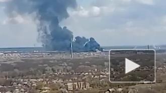 Серьёзный пожар произошел в воинской части ВСУ на Донбассе
