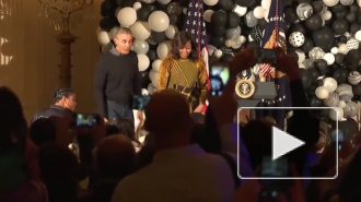  Появилось видео как Барак и Мишель Обама станцевали под Thriller Майкла Джексона