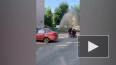 На Запорожской улице из-под земли забил фонтан