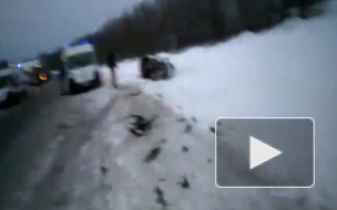 На Елыкаевской трассе в ДТП с микроавтобусом пострадали 16 человек
