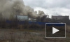 Появилось видео страшного пожара на станции метро "Обухово"