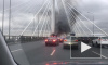 Появилось видео, как в Петербурге на ЗСД разгорелся пожар