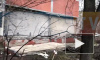 С фасада дома в Невском районе обвалились плиты