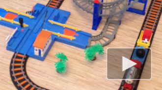 игрушка жд переезд 150114