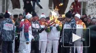 В Самаре сгорел Олимпийский факел