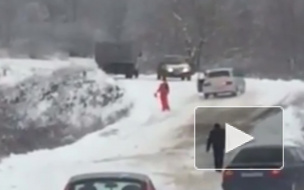 Страшные кадры из КБР: Под Нальчиком машина свалилась в обрыв