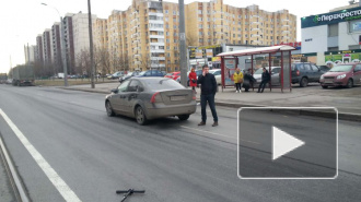 На Шлиссельбургском лихач сбил пешехода на самокате