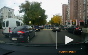 Появилось видео с места наезда ЧОП ГБР на женщину в Воронеже