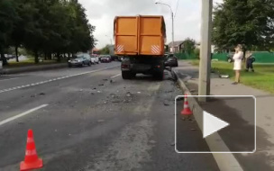 Видео: в тройном ДТП на улице Танкистов пострадал шестилетний мальчик